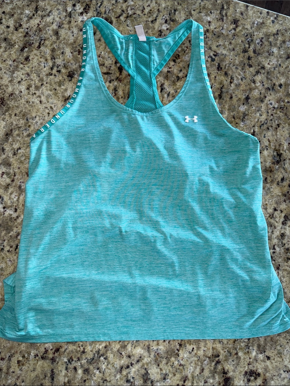 Under Armour Teal Heather Racerback Training Tank
